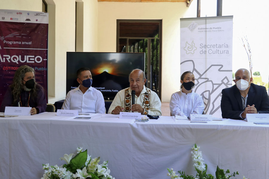 Presentan programa anual 2022 “La Arqueastronomía de Puebla”