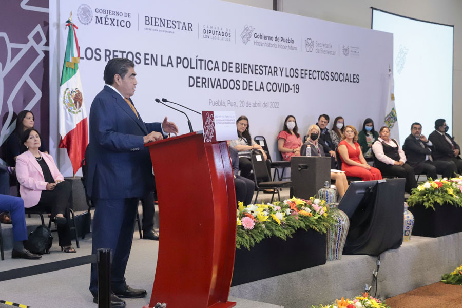 Destina Puebla 58 mil mdp en programas de Bienestar: Barbosa