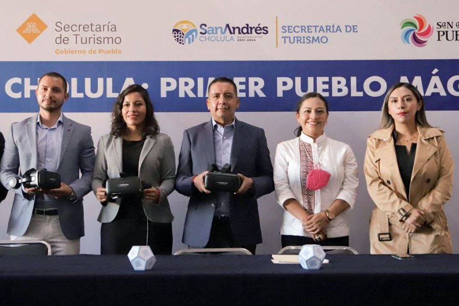 Presentan San Andrés Cholula Primer Pueblo Mágico Virtual