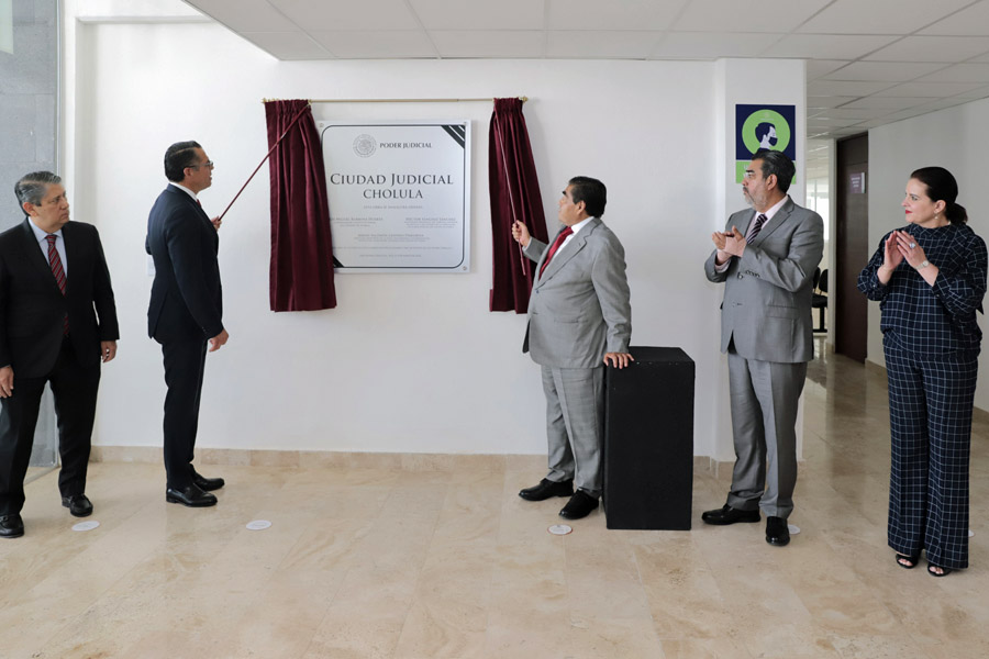 Inauguró Barbosa nuevos juzgados del TSJ en Cholula