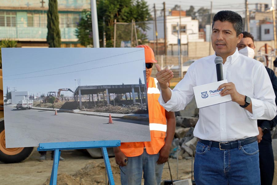 Supervisó Eduardo Rivera obra en parque de Romero Vargas