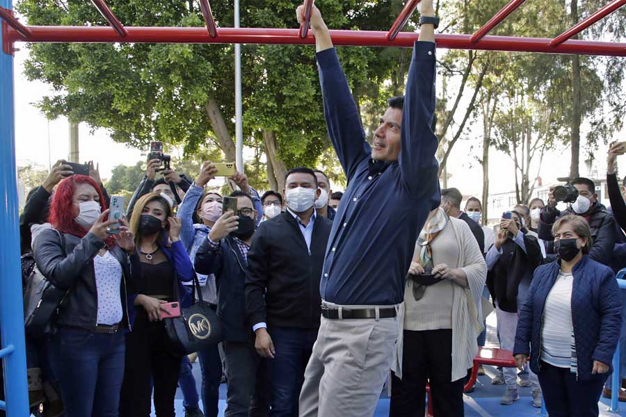 Inauguró Eduardo Rivera Ecoparque en Héroes de Puebla