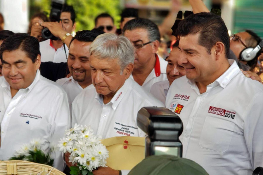 Celebró Armenta cuatro años del triunfo de AMLO en las urnas