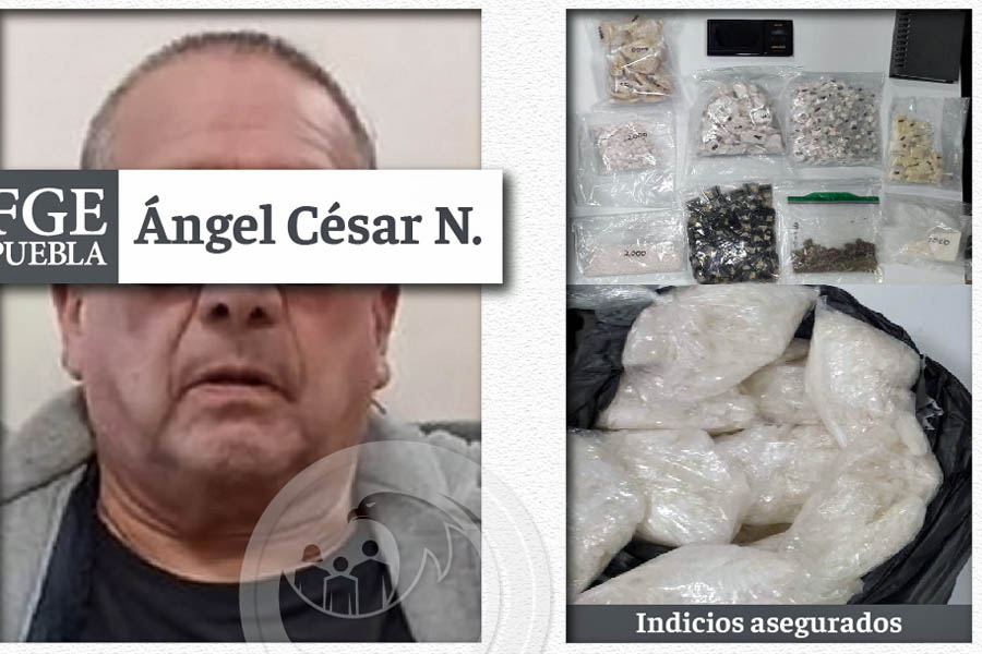 Detienen a Angelito con 15 kilos de droga en Teziutlán