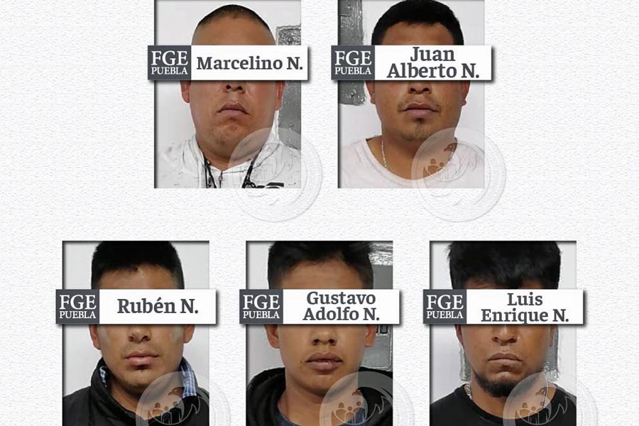 A prisión 5 sujetos por asesinar a menor de edad y un adulto