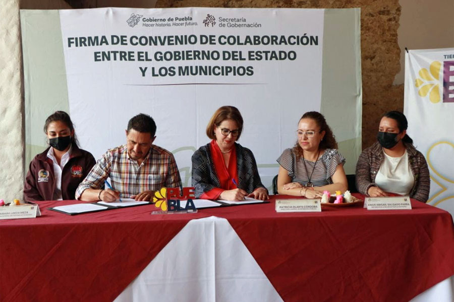 Firmaron convenio de colaboración SEGOB y Tlatlauquitepec