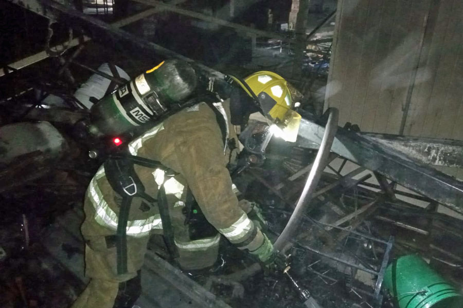 Incendio en mercado Zapata afectó nueve locales