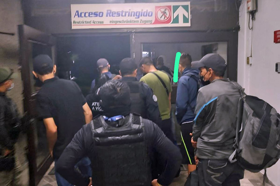 Rescató policía municipal a 11 migrantes en la CAPU