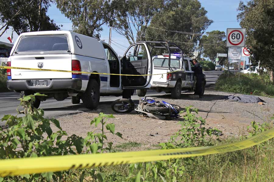 Murió motociclista tras chocar con automóvil en Chipilo