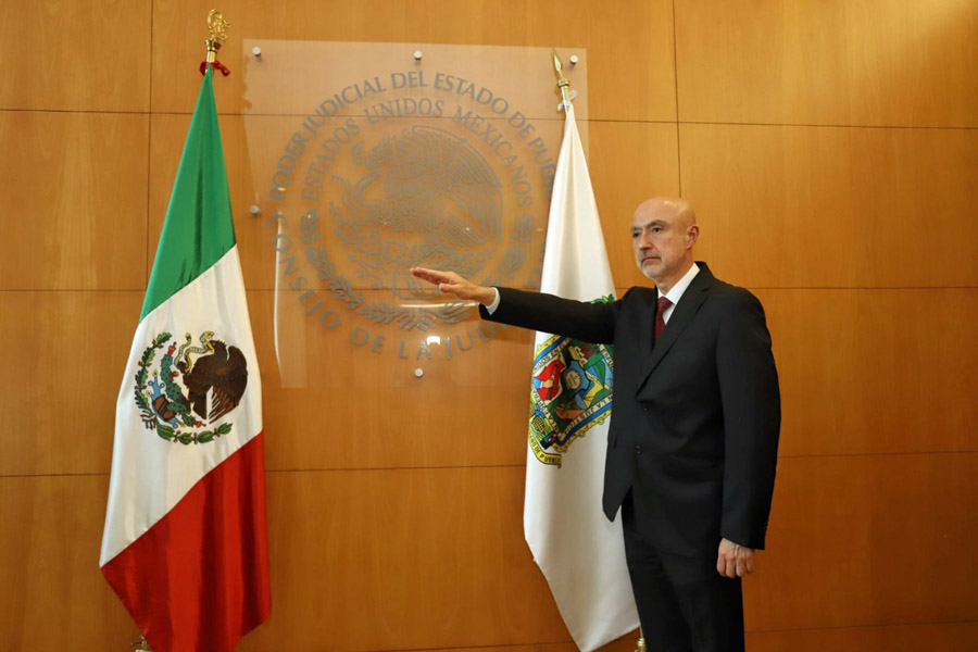 Preside Carlos Palafox el Consejo de la Judicatura de Puebla