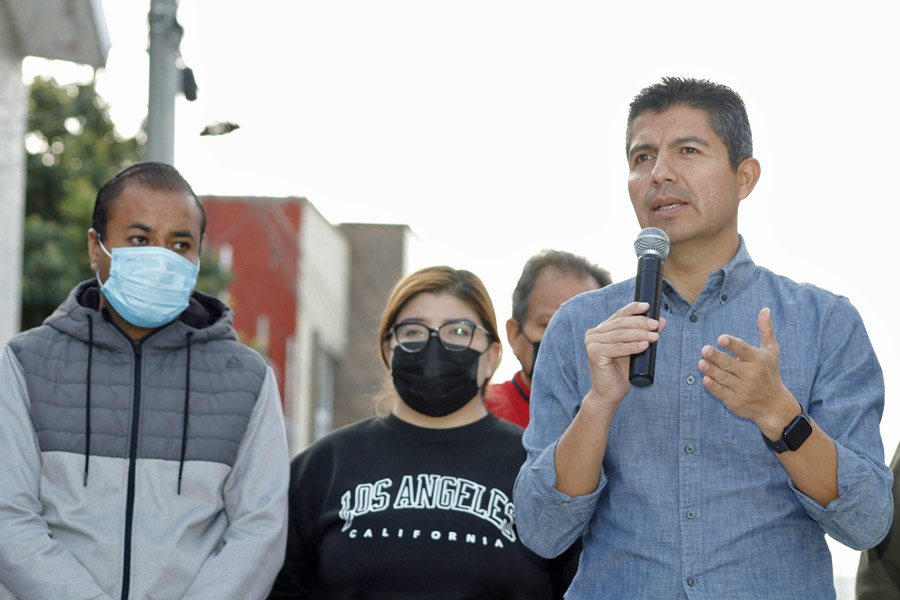 Entregó Eduardo Rivera nuevas calles al norte de la ciudad