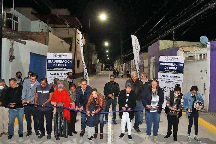 Rehabilitó Paola Angon la calle 10 poniente