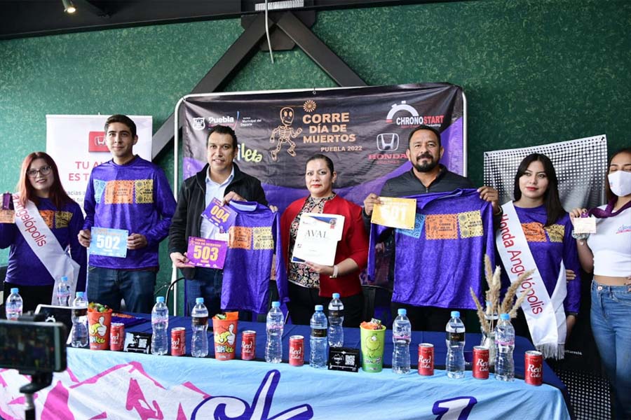 Presentaron la carrera de Día de Muertos Puebla 2022