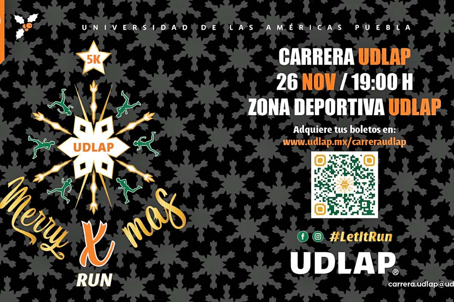 Realizará UDLAP la Merry Xmas Run Carrera UDLAP 2022