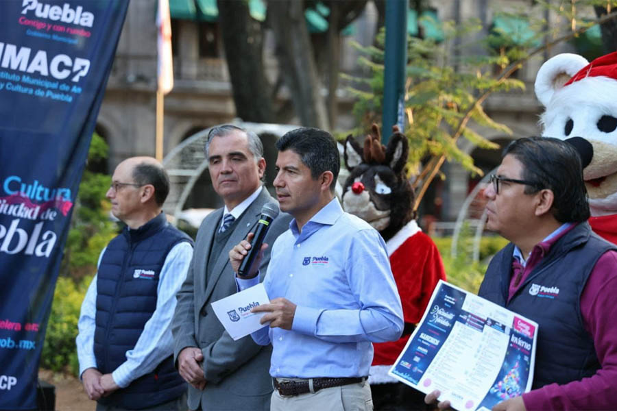 Presentó Eduardo Rivera actividades culturales de navidad