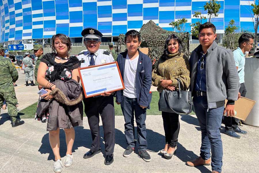 Reconoció CCE a 5 policías de San Andrés Cholula