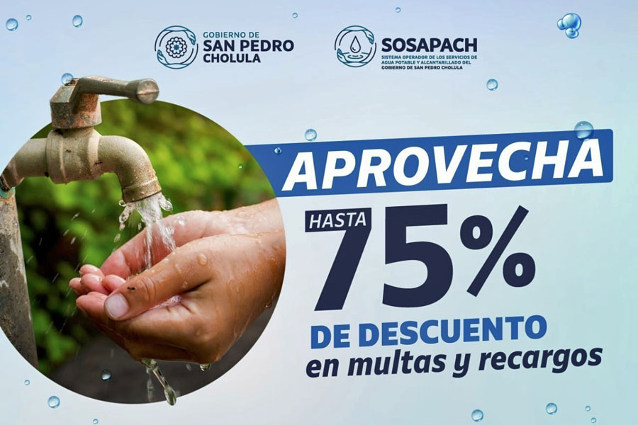 Anunció SOSAPACH descuentos en multas y recargos