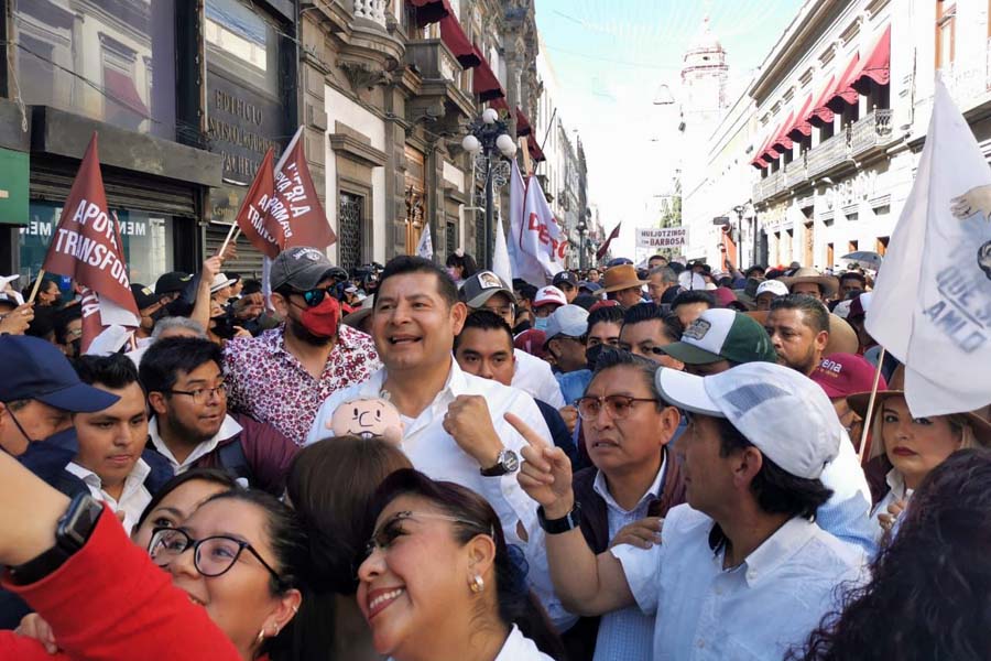 Marcha de Puebla demostró liderazgo de Barbosa: Armenta