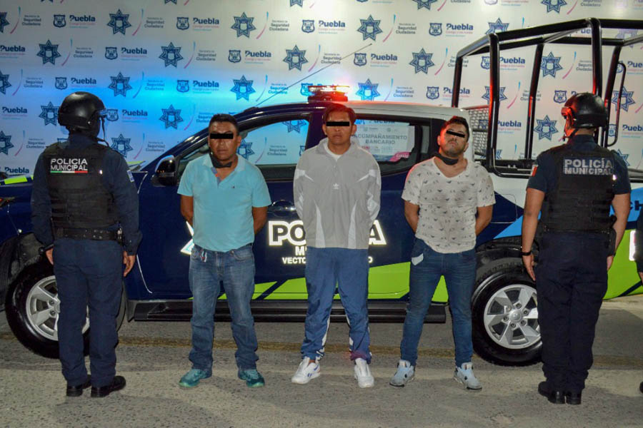 Los detenidos son: Julio “N.”, de 34 años de edad; Alfonso “N.”, de 26 años de edad; José “N.”, de 20 años de edad y dos jóvenes de 17 años de edad.