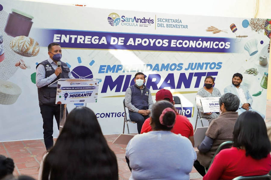 Entregó Mundo Tlatehui apoyos de Emprendamos Juntos Migrante