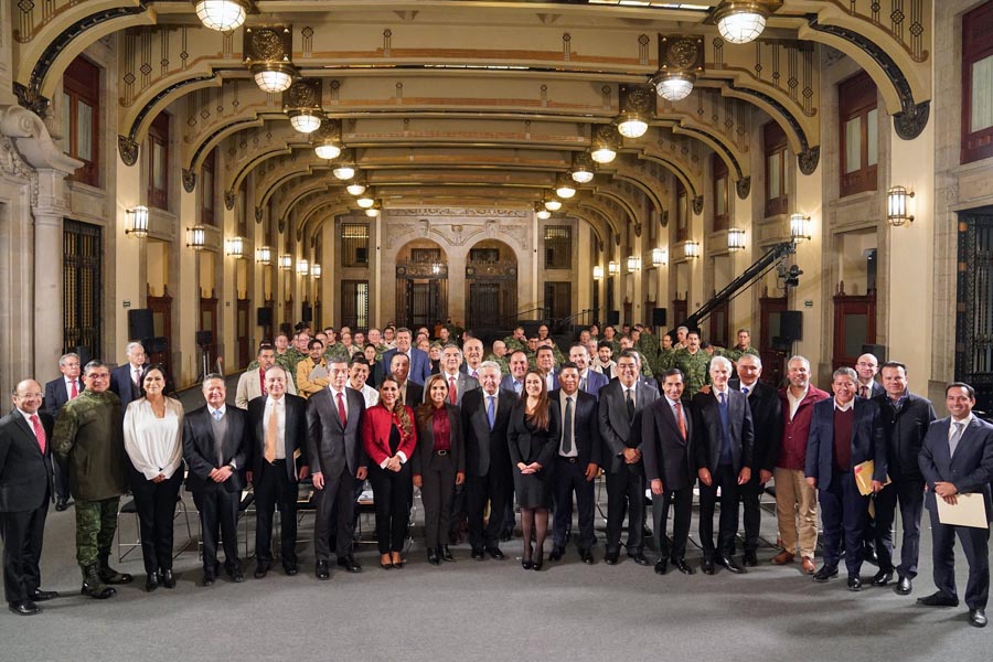 Asistió Céspedes a reunión con AMLO en Palacio Nacional