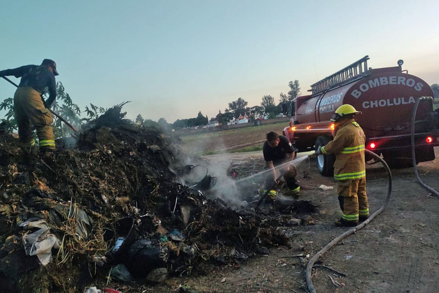 Listó San Pedro Cholula para combatir incendios forestales