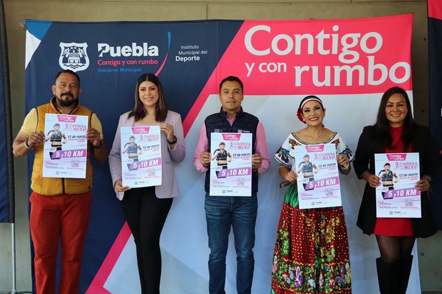 Invita Ayuntamiento de Puebla a la 2da carrera de la mujer