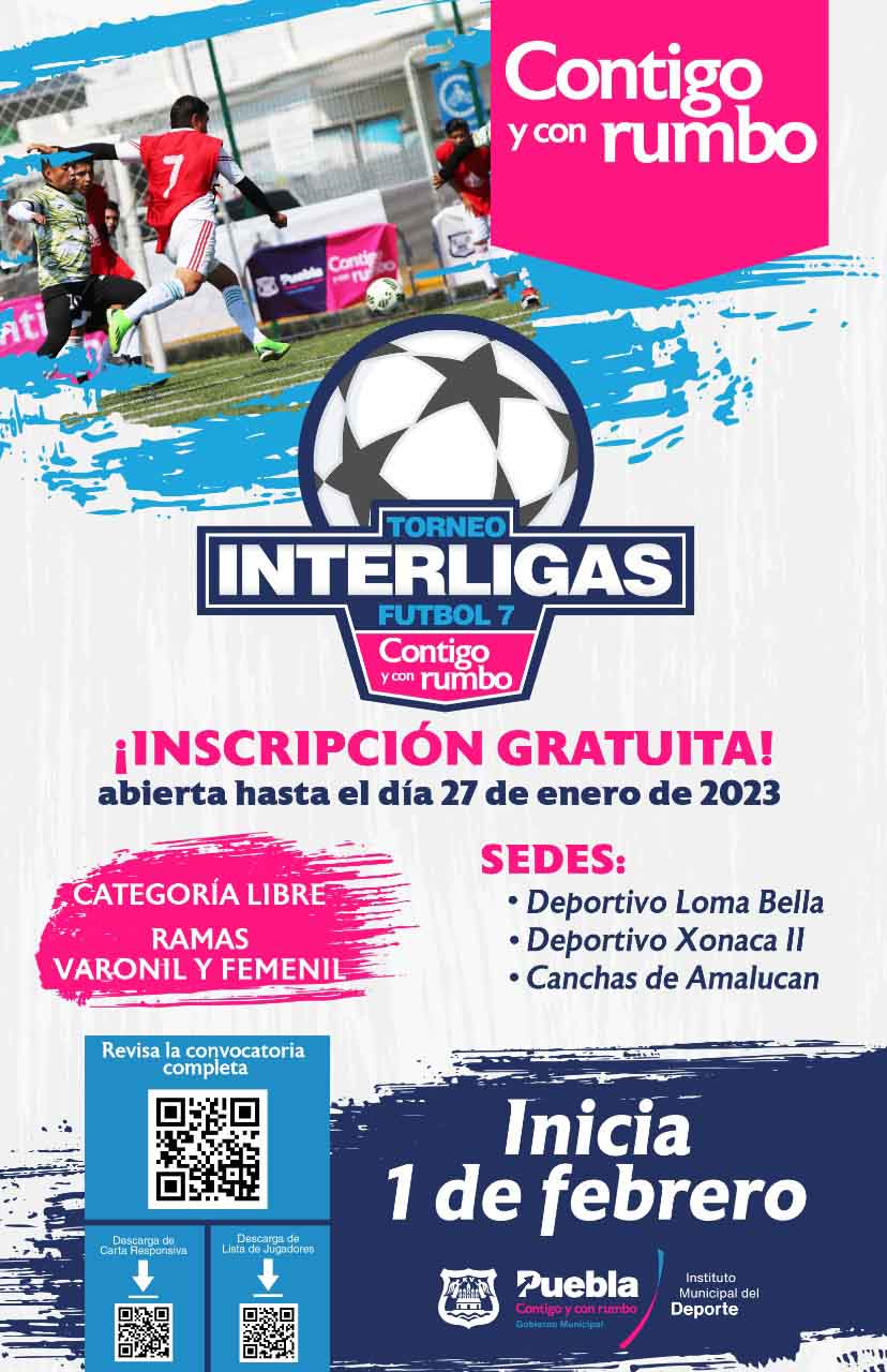 Invita Ayuntamiento al primer torneo interligas, fútbol 7