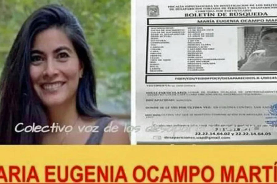 Vinculan a proceso a feminicida de Maru Ocampo