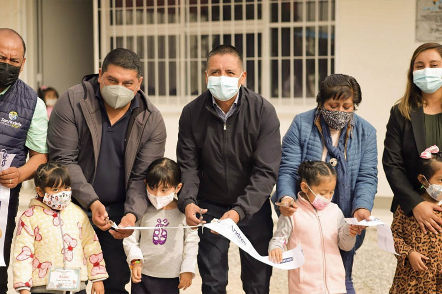 Entregó Mundo Tlatehui aulas didácticas en preescolar