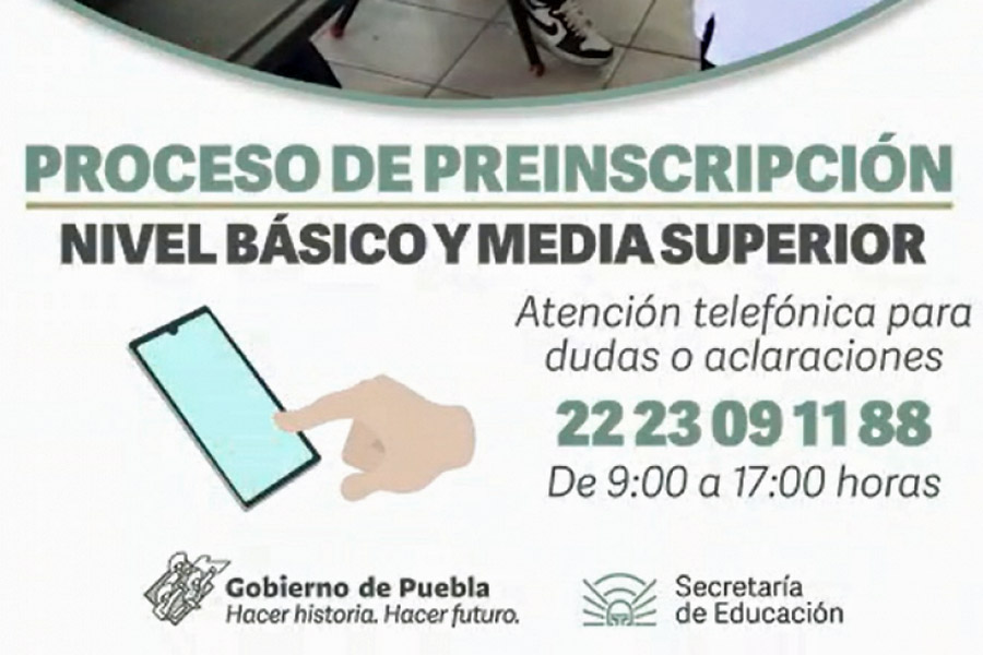 Inicia SEP preinscripción para nivel básico y media superior