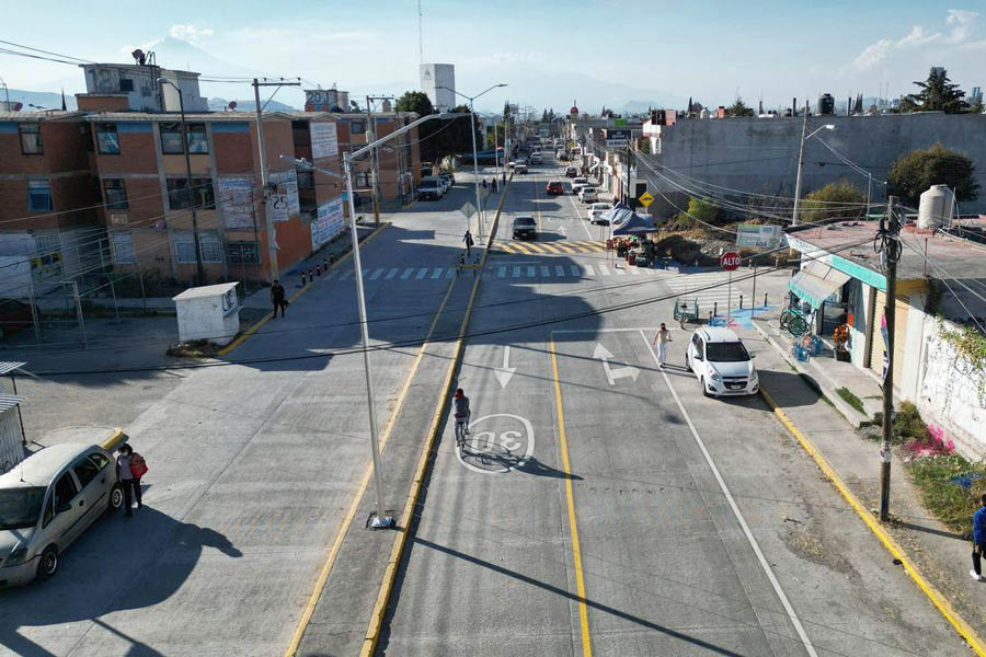 Ayuntamiento de Puebla entrega calle rehabilitada en San Ramón