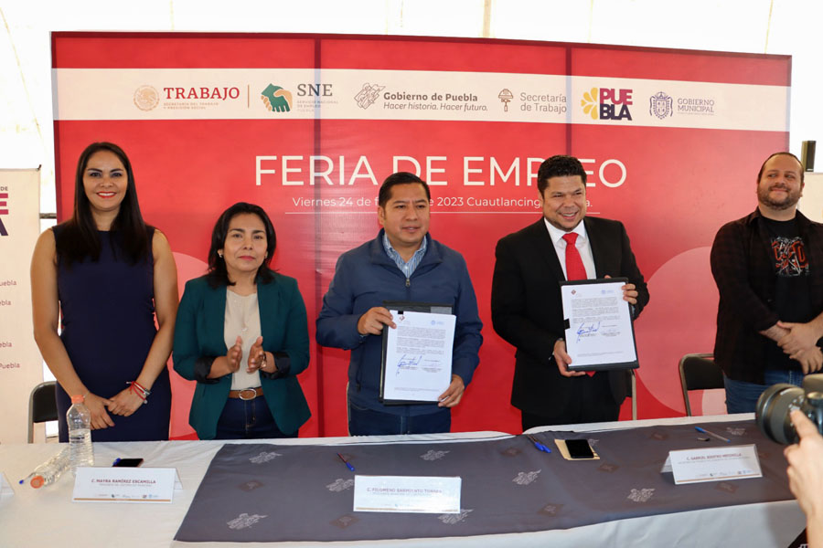 Realizaron ST y Cuautlacingo primera Feria del Empleo 2023