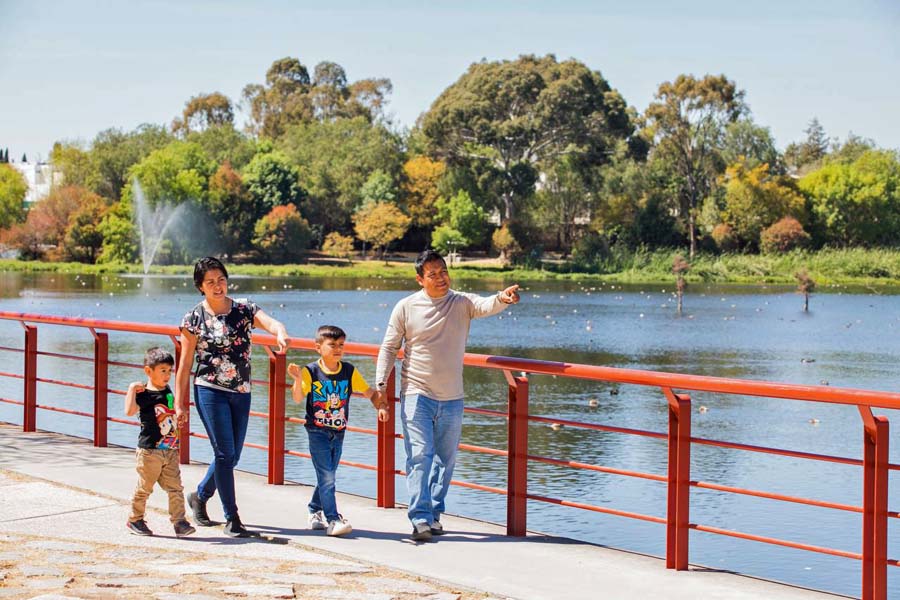 Rehabilitó Eduardo Rivera parque Laguna de Chapulco