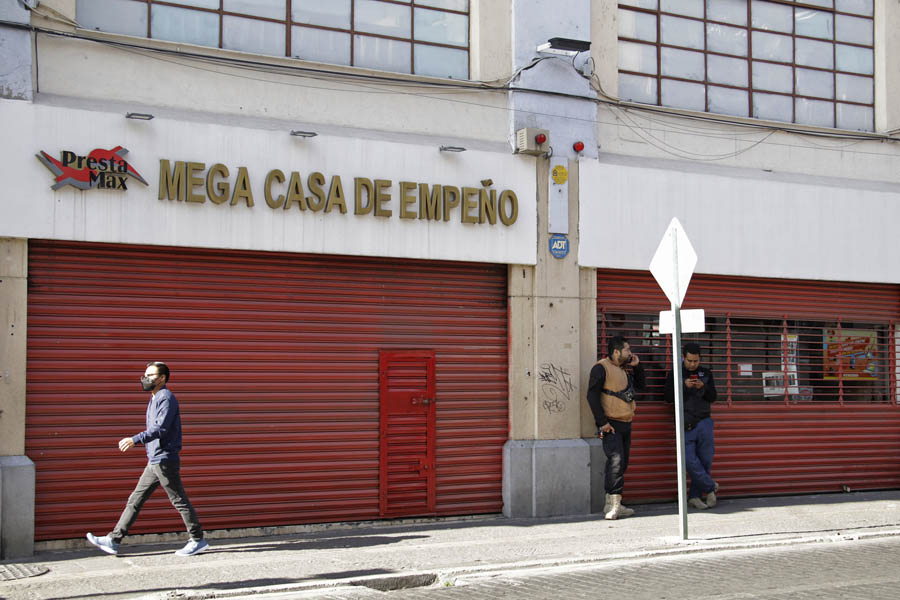 Dan cristalazo y roban casa de empeño en centro histórico