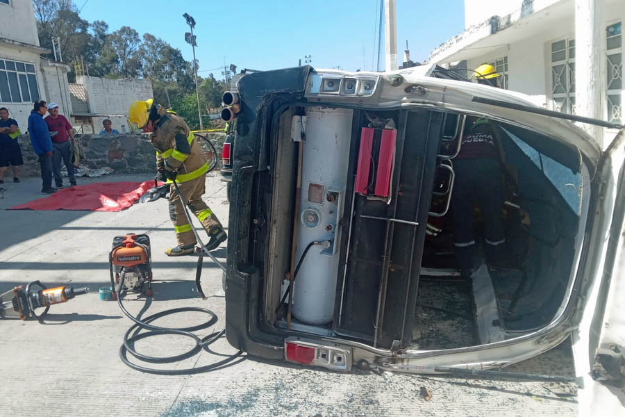 Volcó unidad 26 de la Ruta 61 dejando como saldo 17 heridos