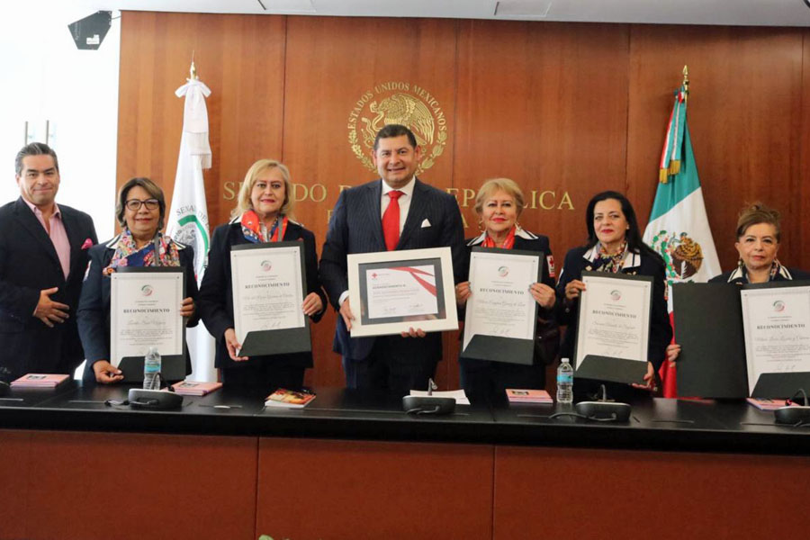 Reconoció Armenta a Voluntariado de la Cruz Roja Puebla