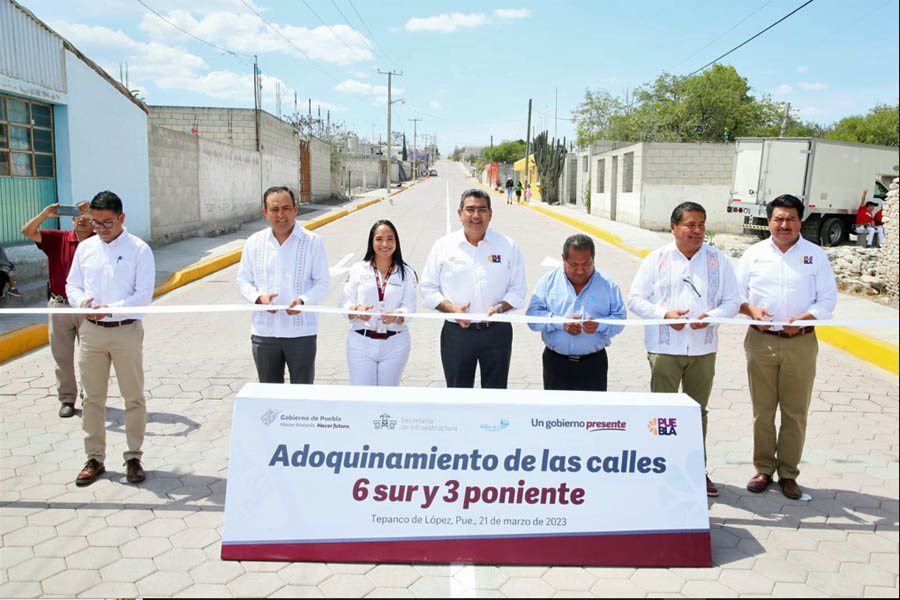 En Tepanco, Céspedes entregó apoyos e inauguró obras