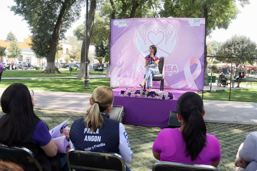 Reiteró Paola Angon compromiso con las cholultecas