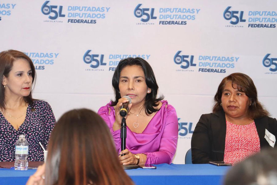 Participó Mayra Ramírez en conversatorio: leyes para mujeres