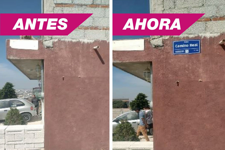 Instaló Ayuntamiento más de 2.6 mil placas de nomenclatura