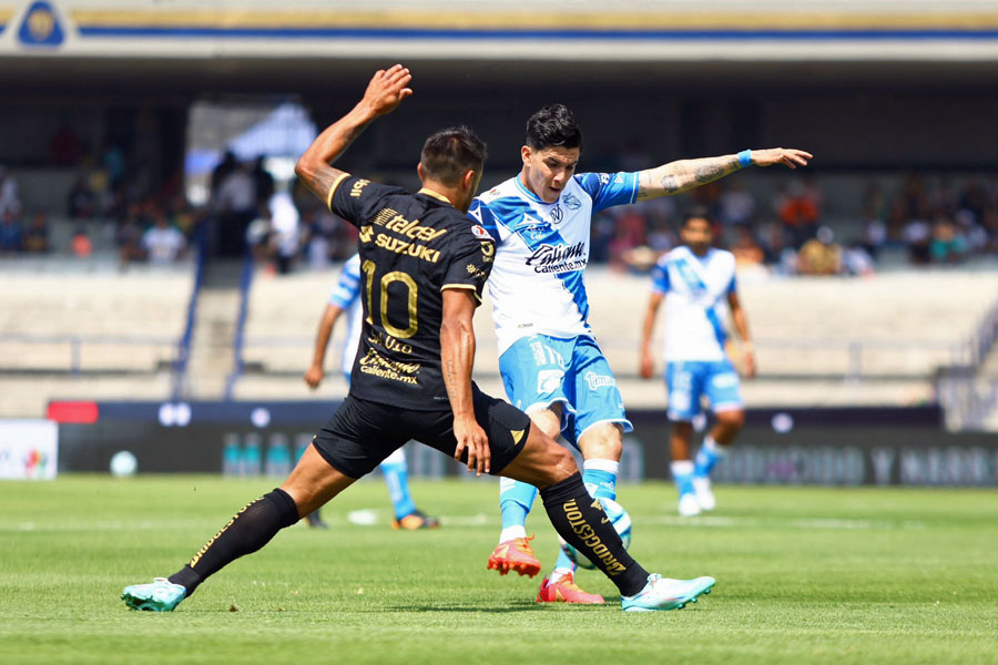 Venció Club Puebla 4-2 a los Pumas en CU