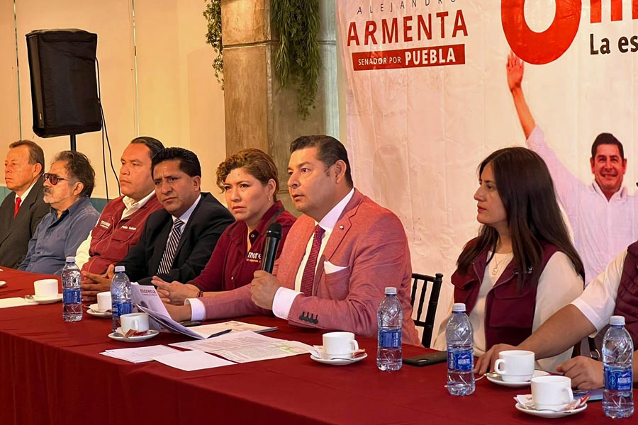 Defenderé a la patria en el Senado de la República: Armenta