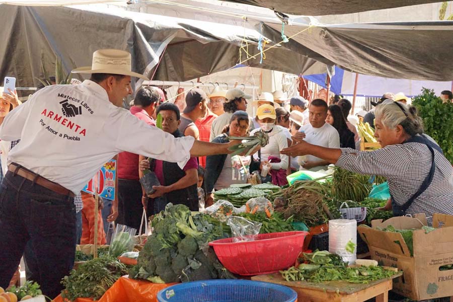 En Miahuatlán sumó Alejandro Armenta mil 500 guardianes