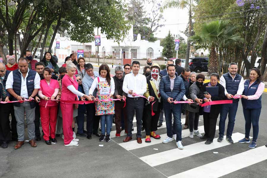 Inauguró Eduardo Rivera rehabilitación de la 18 oriente