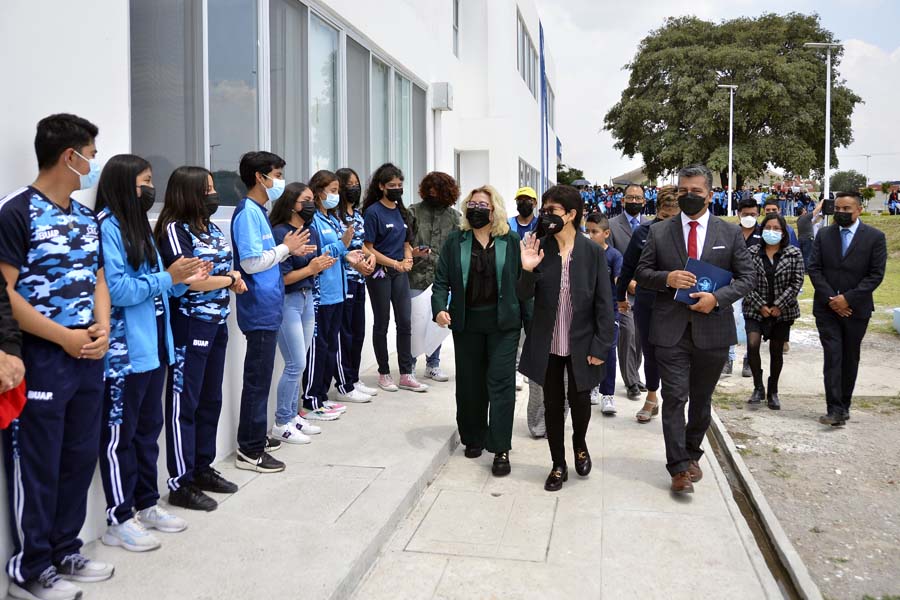 Inauguró Lilia Cedillo obra en sede Acajete del Complejo