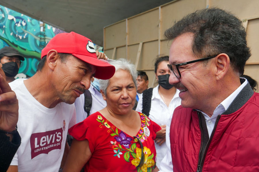 En Huejotzingo Nacho Mier llama a trabajar por niñas y niños