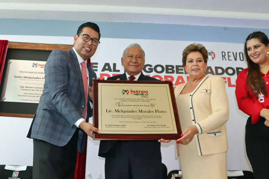 Rindió PRI homenaje al ex gobernador Melquiades Morales