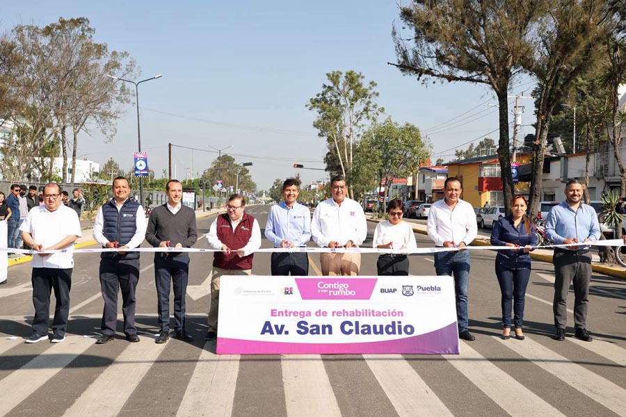 Entregaron Cedillo, Céspedes y Rivera Avenida San Claudio