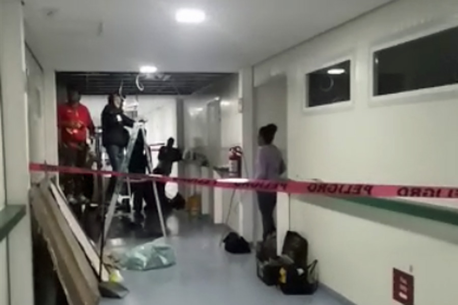 Se inundó nuevo hospital del IMSS en Cuautlancingo